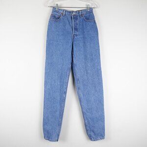 Vintage Levi's 501 Mom Jeans Women's 26x32 High Waist Tapered Leg 90s